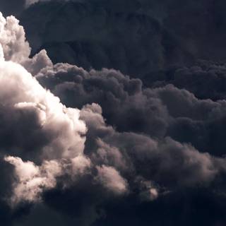 Dark spring sky wallpaper