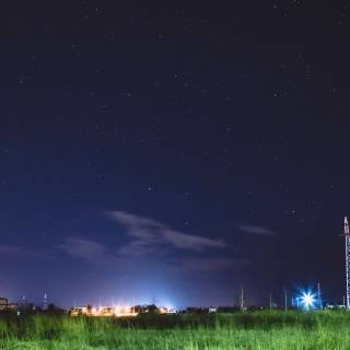 Dark spring sky wallpaper