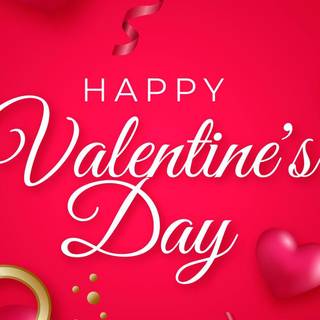 Happy Valentine red wallpaper