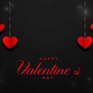 Happy Valentine red wallpaper