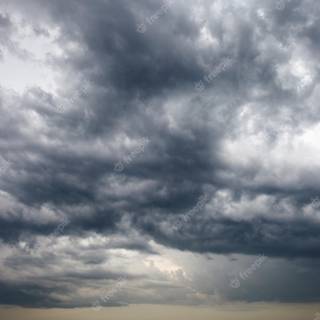 Dark spring sky wallpaper