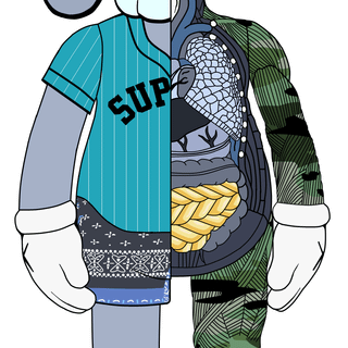 Kaws Supreme wallpaper