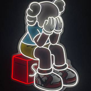 Kaws Supreme wallpaper
