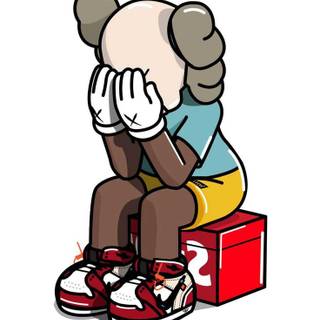 Kaws Supreme wallpaper