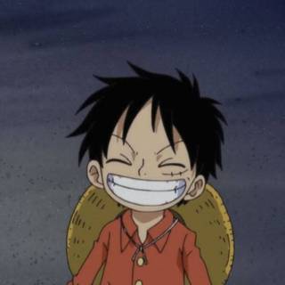 Child Luffy wallpaper