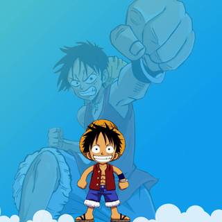 Child Luffy wallpaper
