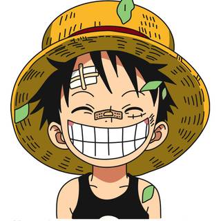 Child Luffy wallpaper