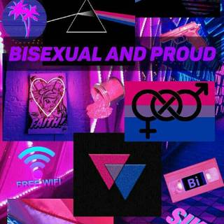 Bisexual collage wallpaper