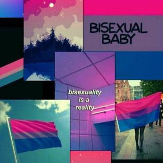 Bisexual collage wallpaper