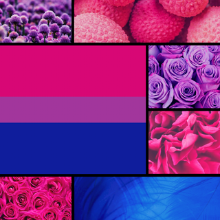 Bisexual collage wallpaper
