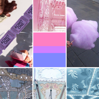 Bisexual collage wallpaper