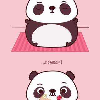 Funny pandas wallpaper