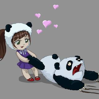 Funny pandas wallpaper