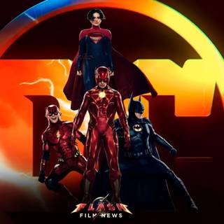 The Flash 2023 poster wallpaper