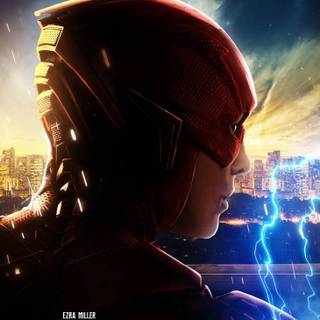 The Flash 2023 poster wallpaper