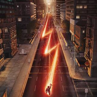 The Flash 2023 poster wallpaper