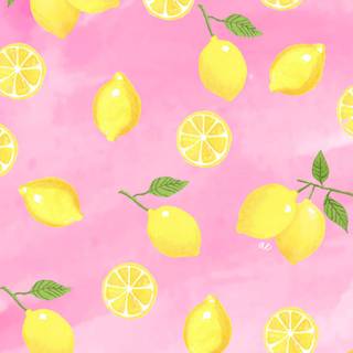 Cute lemon wallpaper