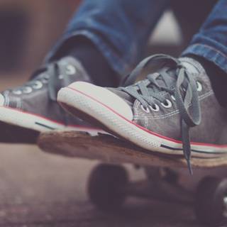 Converse and a skateboard wallpaper