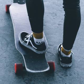 Converse and a skateboard wallpaper