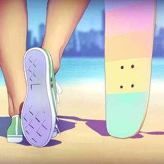 Converse and a skateboard wallpaper