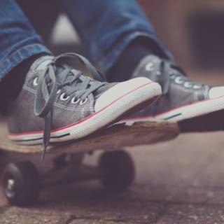 Converse and a skateboard wallpaper