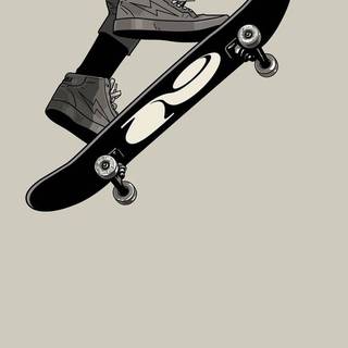 Converse and a skateboard wallpaper