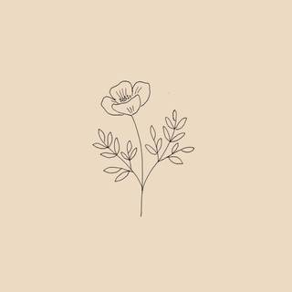 Flower drawing journal wallpaper