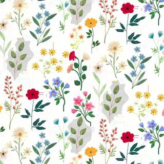 Flower drawing journal wallpaper