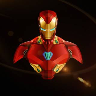 Neon 4k Iron Man wallpaper