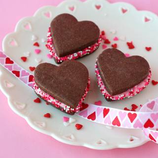 Valentine Day chocolate wallpaper