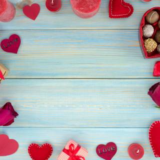 Valentine Day chocolate wallpaper