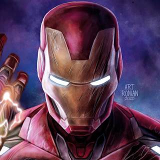 Neon 4k Iron Man wallpaper