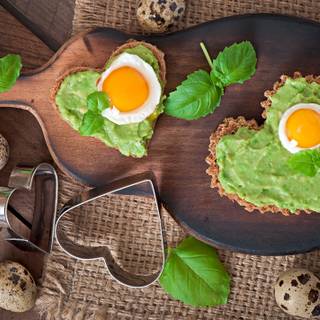 Avocado Valentines Day wallpaper