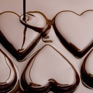 Valentine Day chocolate wallpaper