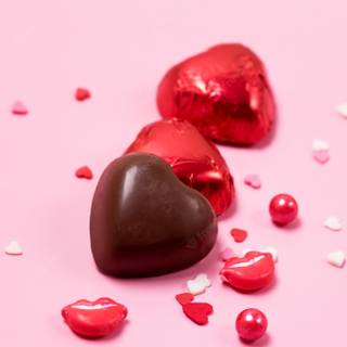 Valentine Day chocolate wallpaper