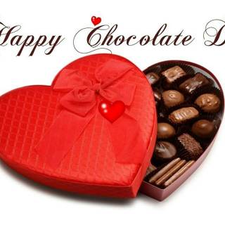 Valentine Day chocolate wallpaper