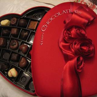 Valentine Day chocolate wallpaper