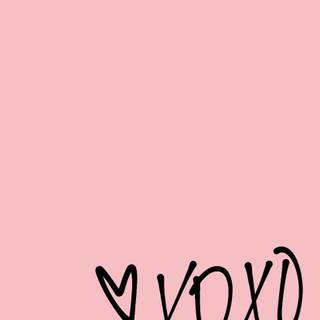 Cute Valentine xoxo wallpaper