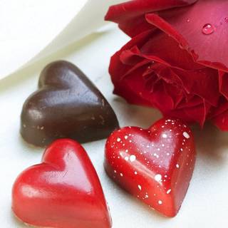 Valentine Day chocolate wallpaper
