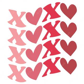 Cute Valentine xoxo wallpaper
