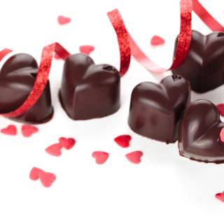 Valentine Day chocolate wallpaper