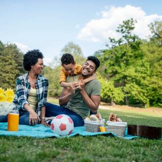 Spring picnic wallpaper