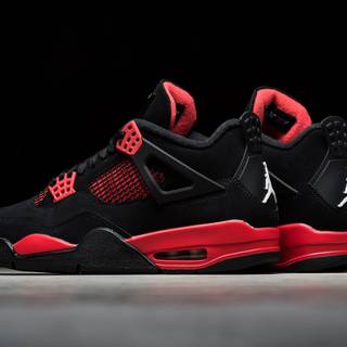 Jordan 4 Red Thunder wallpaper