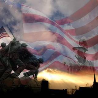 US flag soldier wallpaper