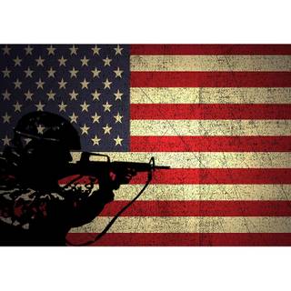 US flag soldier wallpaper