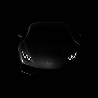 Matte black Lamborghini wallpaper