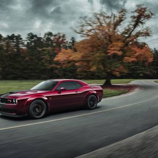 Dodge Challenger SRT Hellcat widebody wallpaper