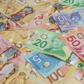 Canadian money wallpaper