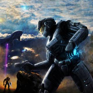 Halo art wallpaper