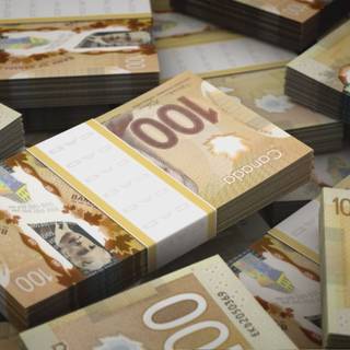Canadian money wallpaper